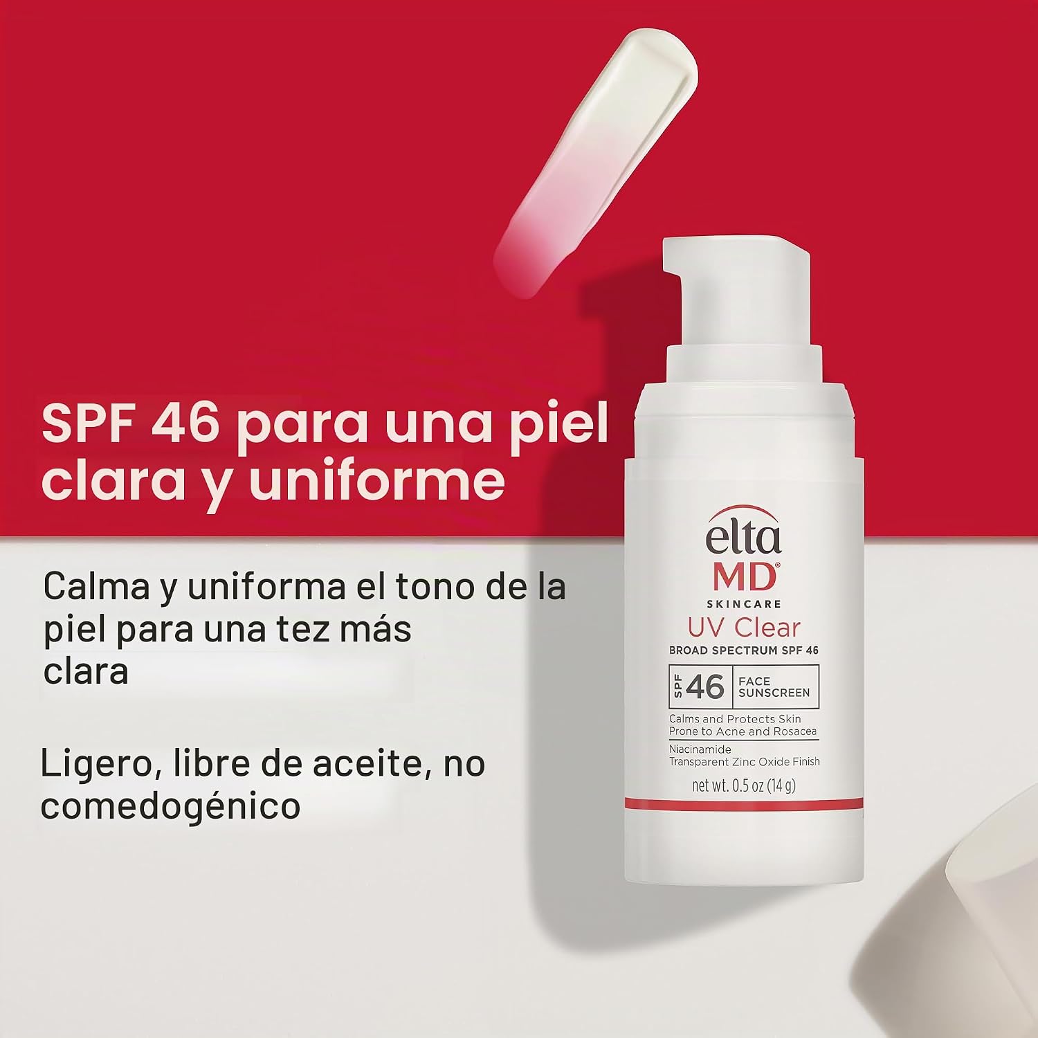 PROTECTOR SOLAR ELTAMD UV CLEAR PARA ROSTRO SPF 46 SIN ACEITE - 4