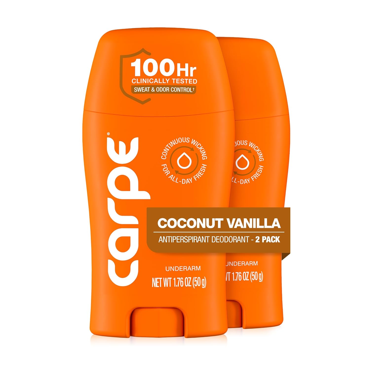 DESODORANTE ANTITRANSPIRANTE CARPE PARA MUJER COCONUT VANILLA 100 HORAS - 1