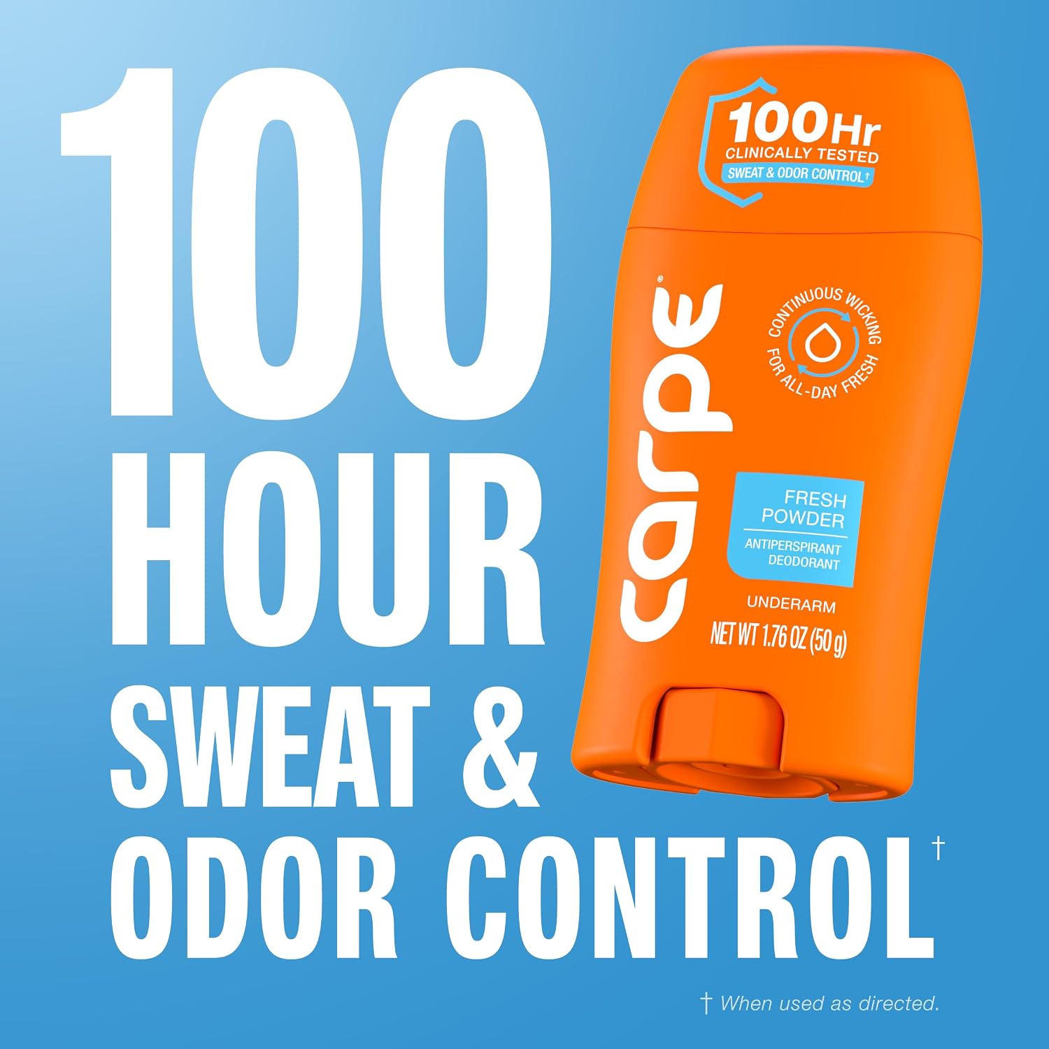 DESODORANTE CARPE 100 HORAS FRESH POWDER PACK 2 UNIDADES - 4