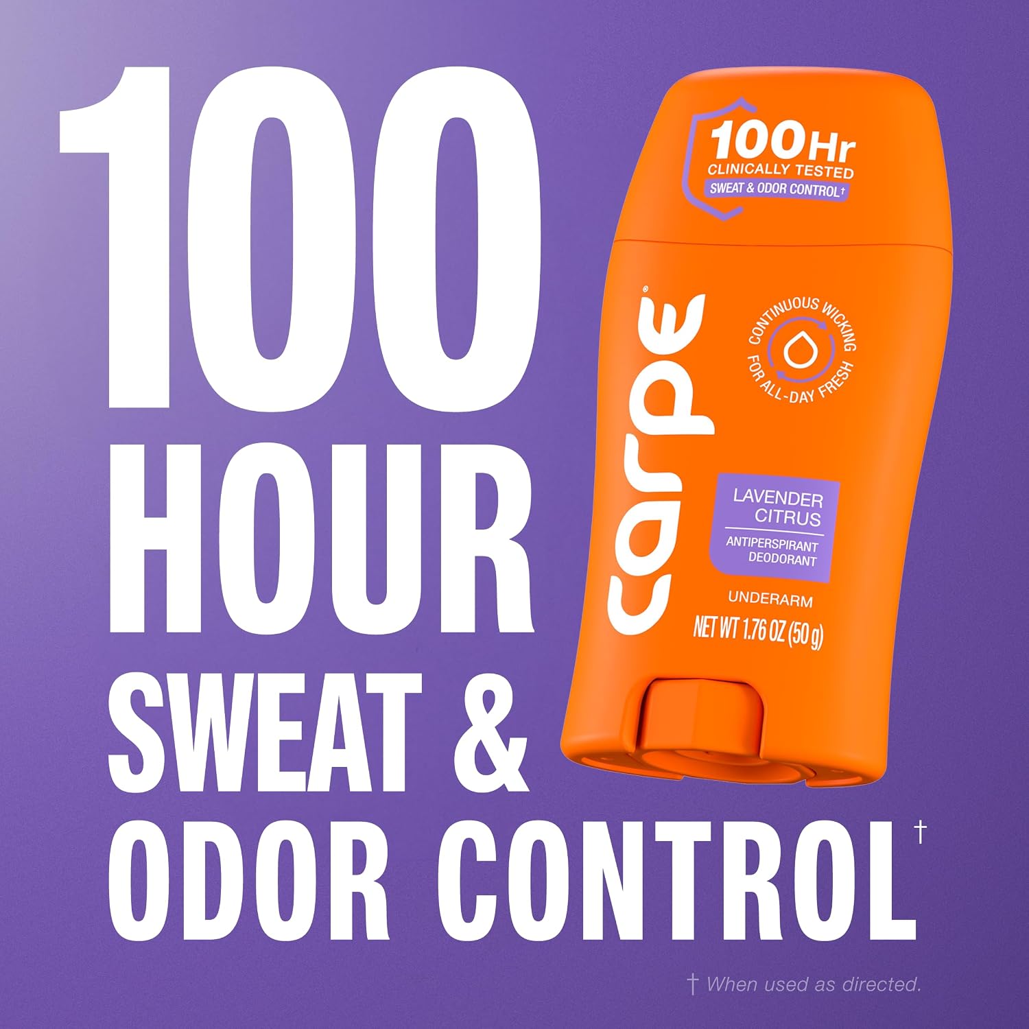 DESODORANTE ANTITRANSPIRANTE CARPE 100 HORAS PARA MUJER LAVANDA CÍTRICO PACK 2 - 3