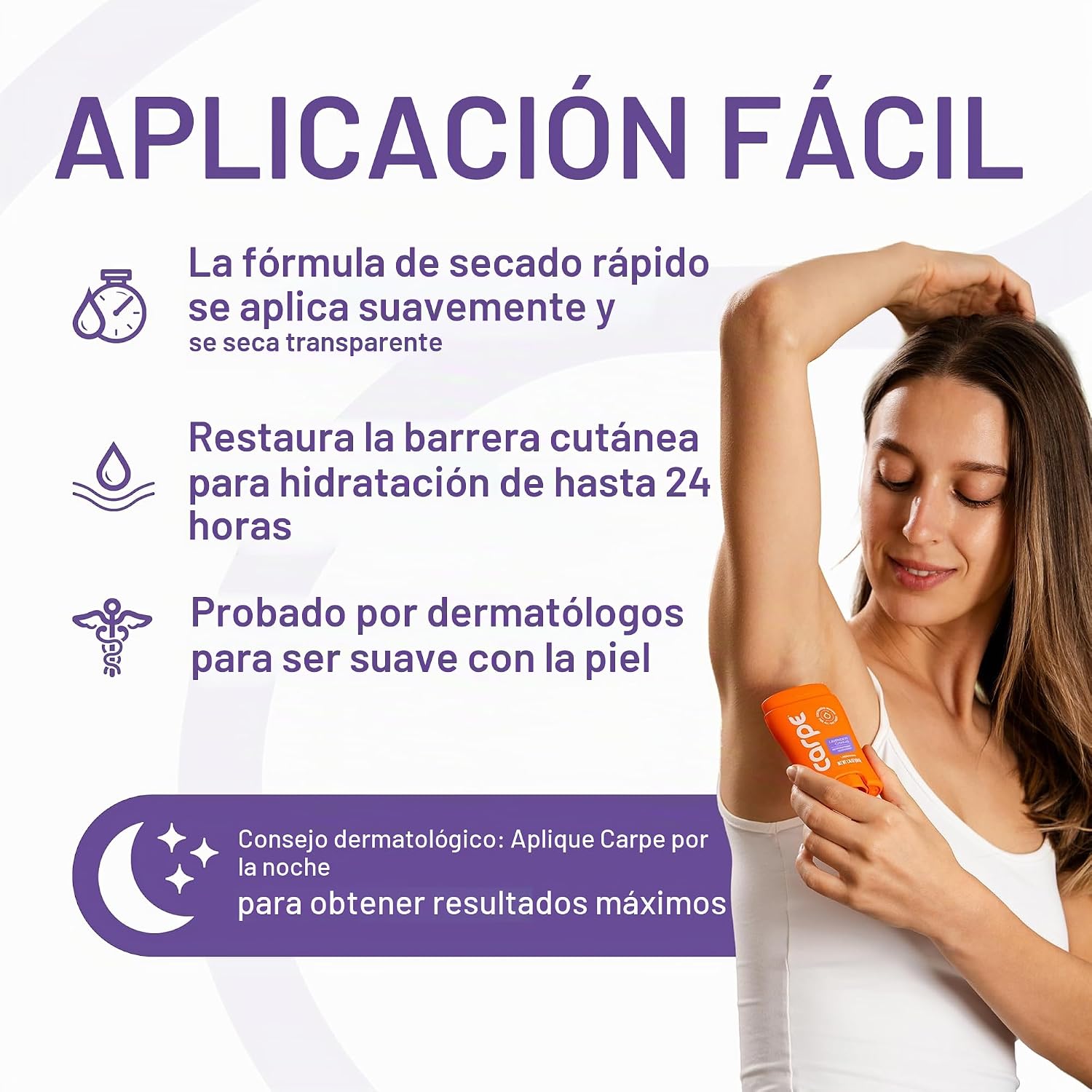 DESODORANTE ANTITRANSPIRANTE CARPE 100 HORAS PARA MUJER LAVANDA CÍTRICO PACK 2 - 4