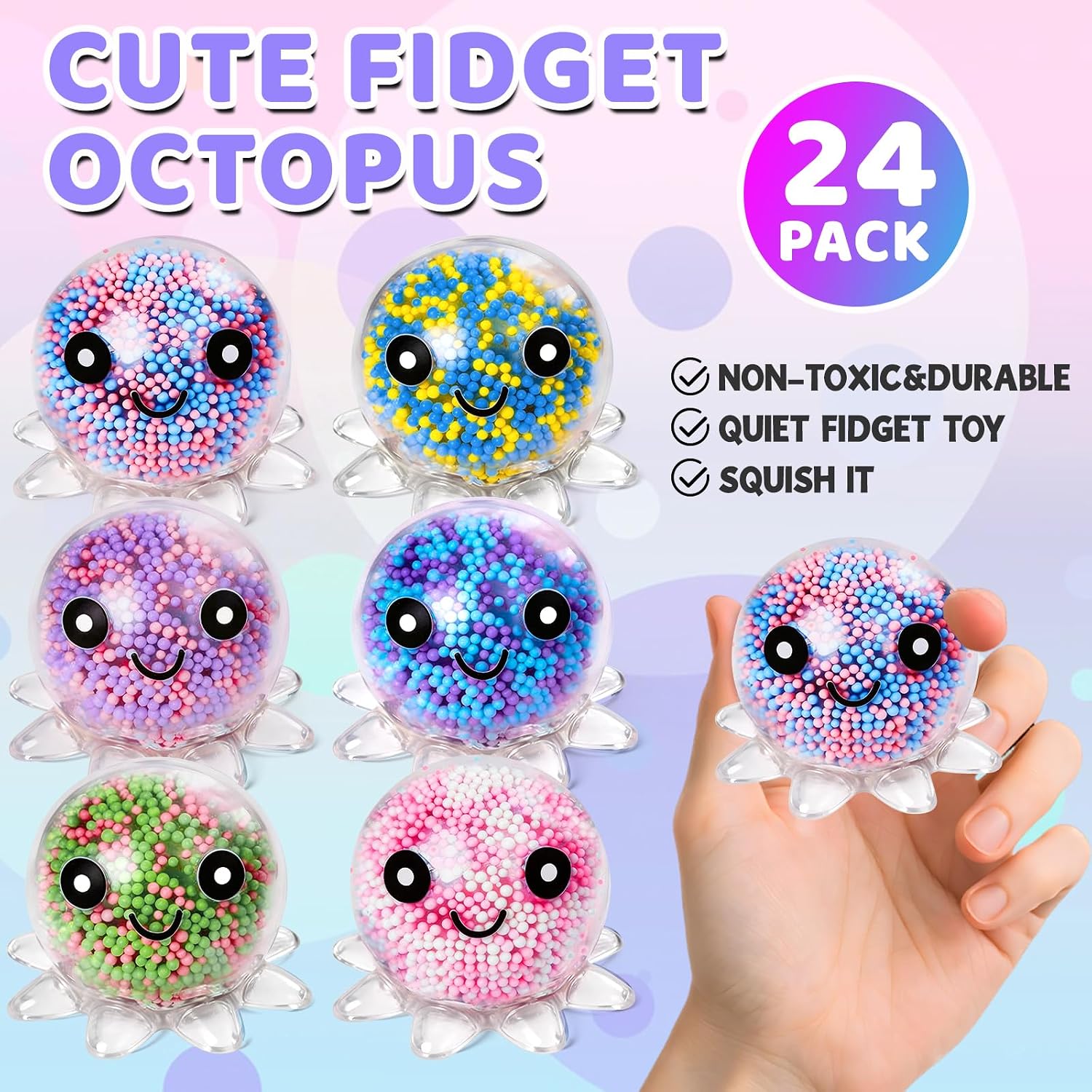 SET DE 24 PELOTAS ANTIESTRES PULPO VESPRO - 2