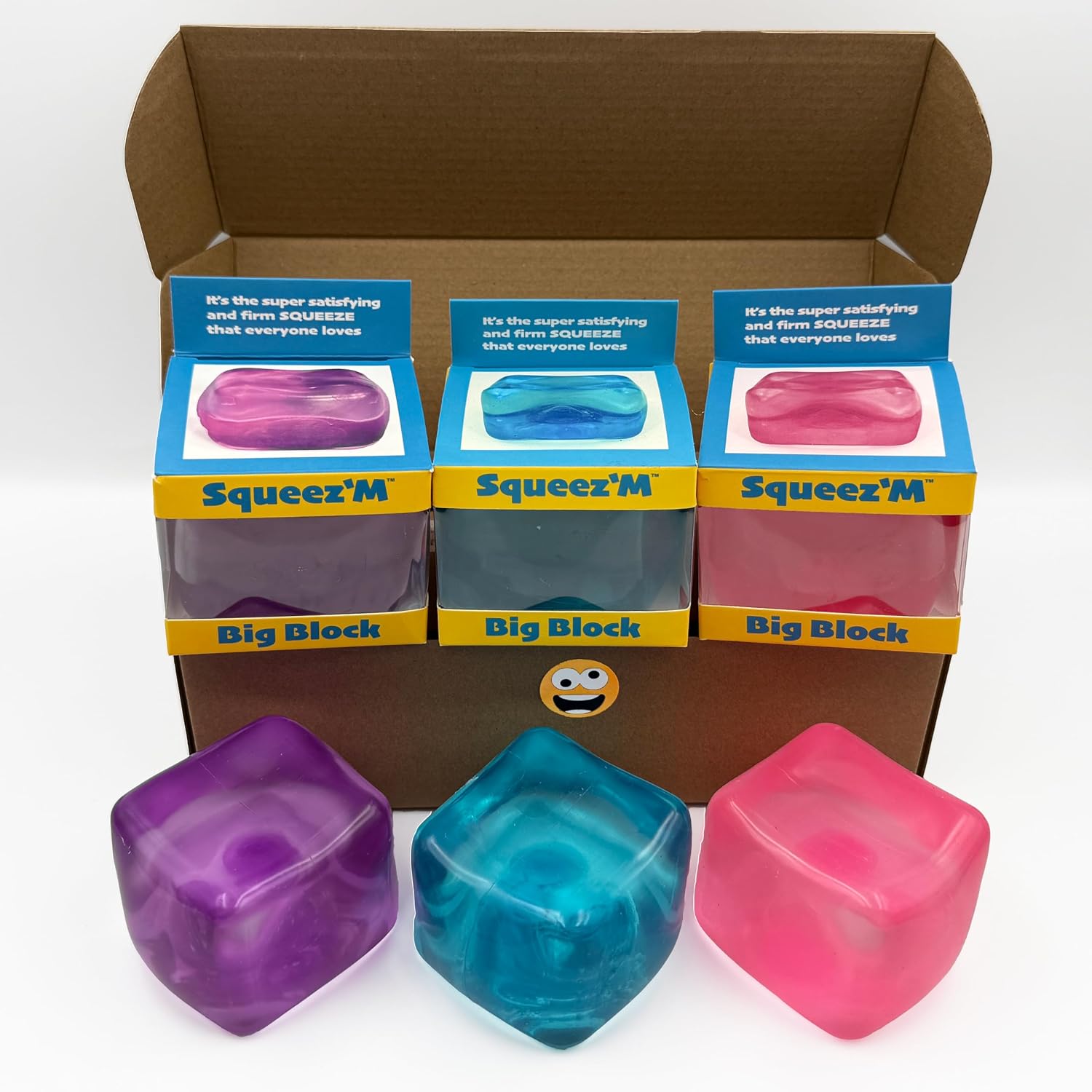 CUBO ANTIESTRES BIG BLOCK SQUEEZ'M 3 PACK - 1