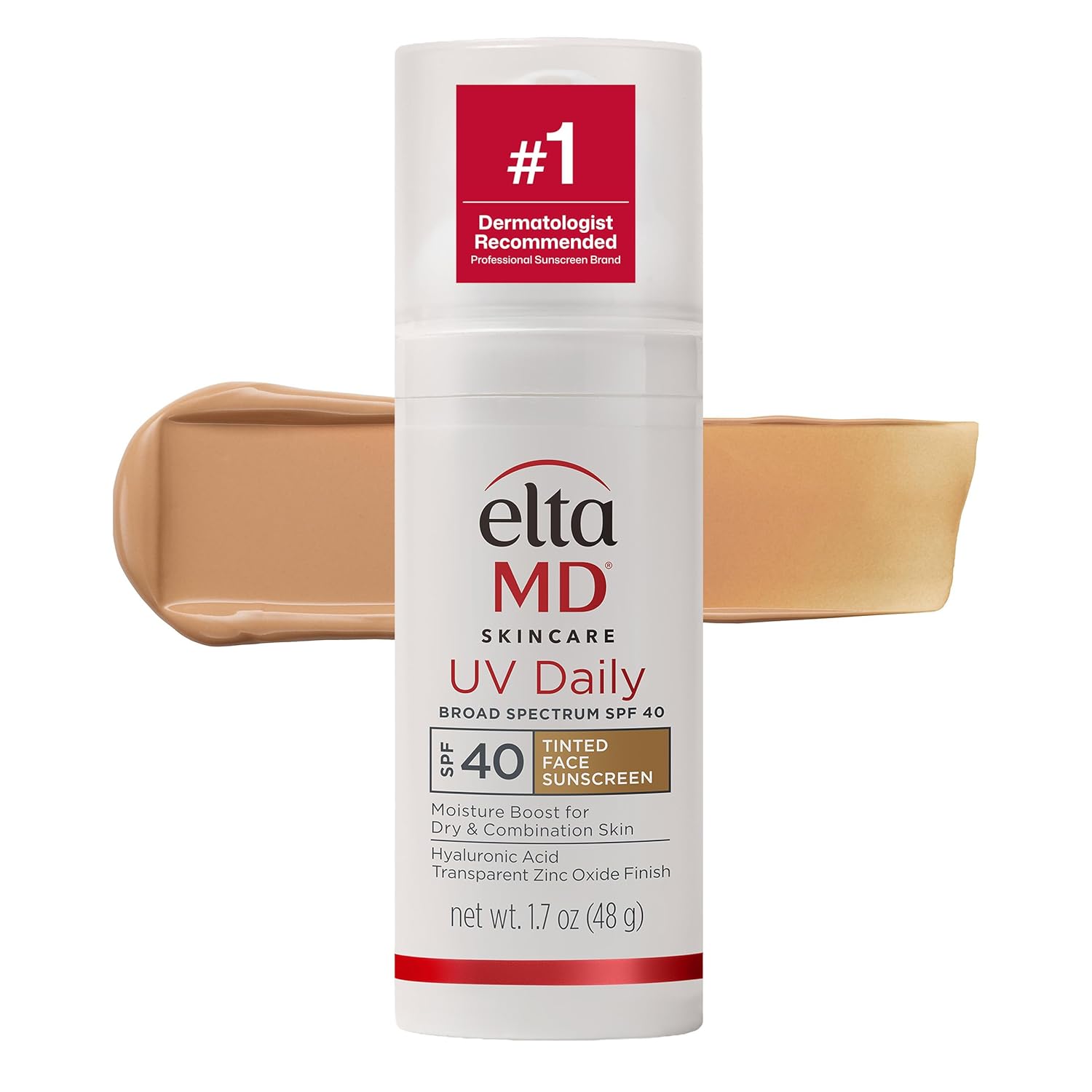 PROTECTOR SOLAR ELTAMD UV DAILY FACE SUNSCREEN MOISTURIZER SPF 40 TINTADO - 1