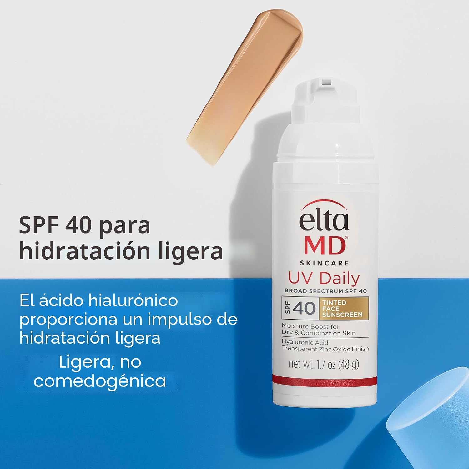 PROTECTOR SOLAR ELTAMD UV DAILY FACE SUNSCREEN MOISTURIZER SPF 40 TINTADO - 2