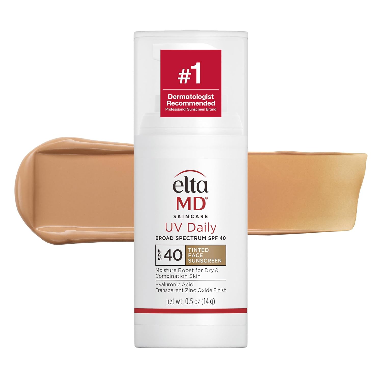 PROTECTOR SOLAR ELTAMD UV DAILY FACE SUNSCREEN MOISTURIZER SPF 40 TINTADO - 1