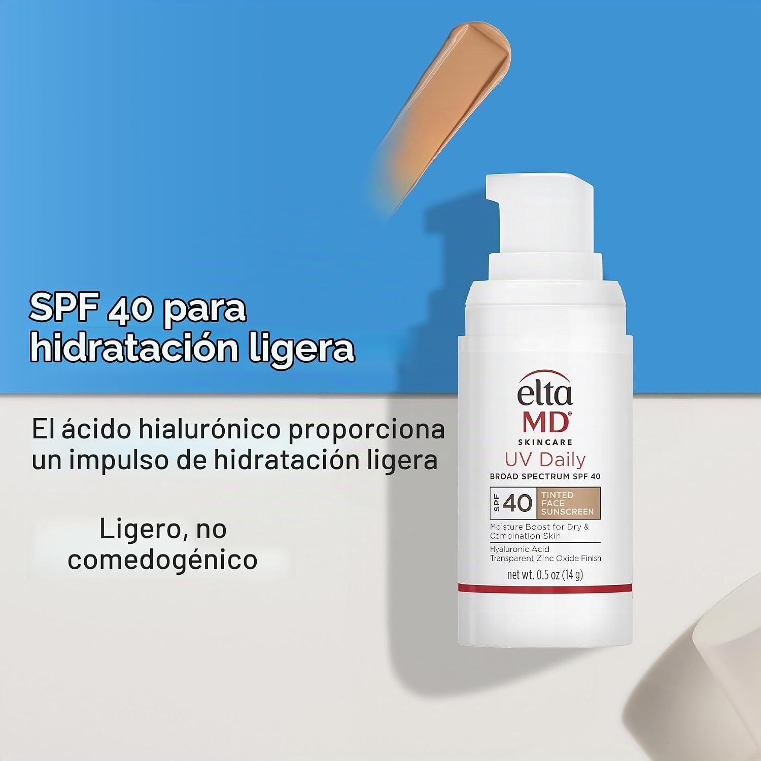 PROTECTOR SOLAR ELTAMD UV DAILY FACE SUNSCREEN MOISTURIZER SPF 40 TINTADO - 4