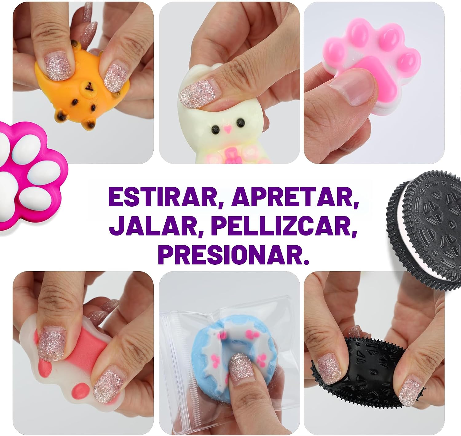KIT PARA HACER SQUISHIES TABA DANYDARCI CON 6 MOLDES DE PERSONAJES - 3