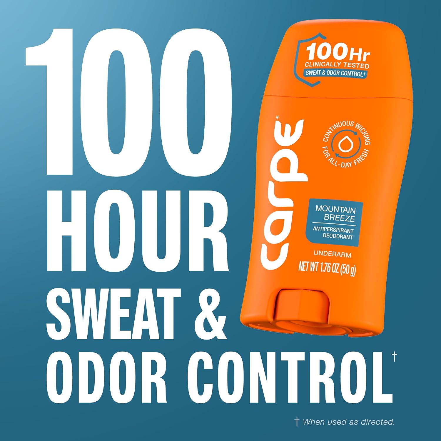 DESODORANTE ANTITRANSPIRANTE CARPE 100 HORAS MOUNTAIN BREEZE PACK 2 - 4