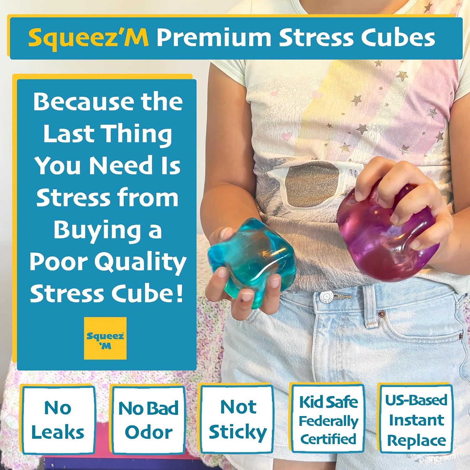 CUBO ANTIESTRES BIG BLOCK SQUEEZ'M 2 PACK - 2