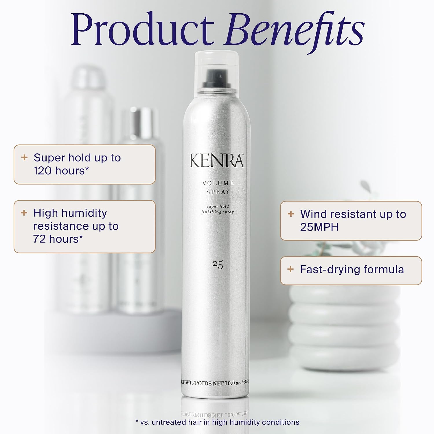 SPRAY FIJADOR KENRA PROFESSIONAL VOLUME SPRAY 25 SÚPER FIJACIÓN 10 OZ - 2
