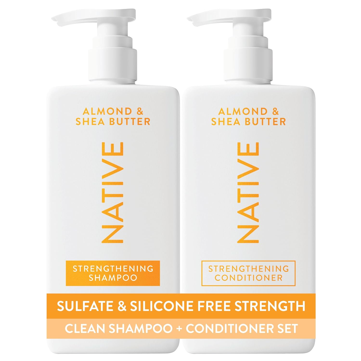 SET DE CHAMPÚ Y ACONDICIONADOR NATIVE ALMENDRA Y MANTECA DE KARITÉ 16.5 FL OZ - 1