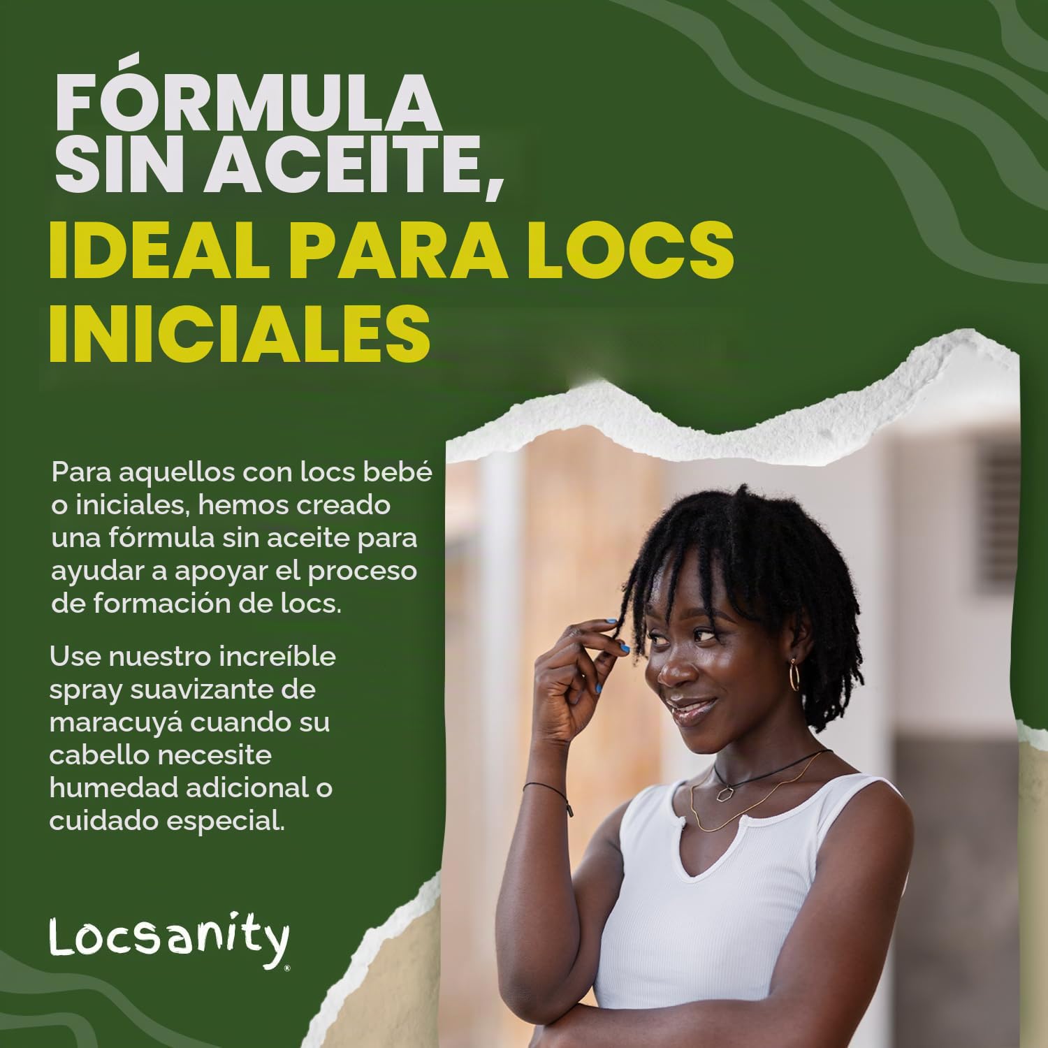 SPRAY HIDRATANTE LOCSANITY PASSION FRUIT PARA LOCS Y DREADLOCKS 8 FL OZ - 3
