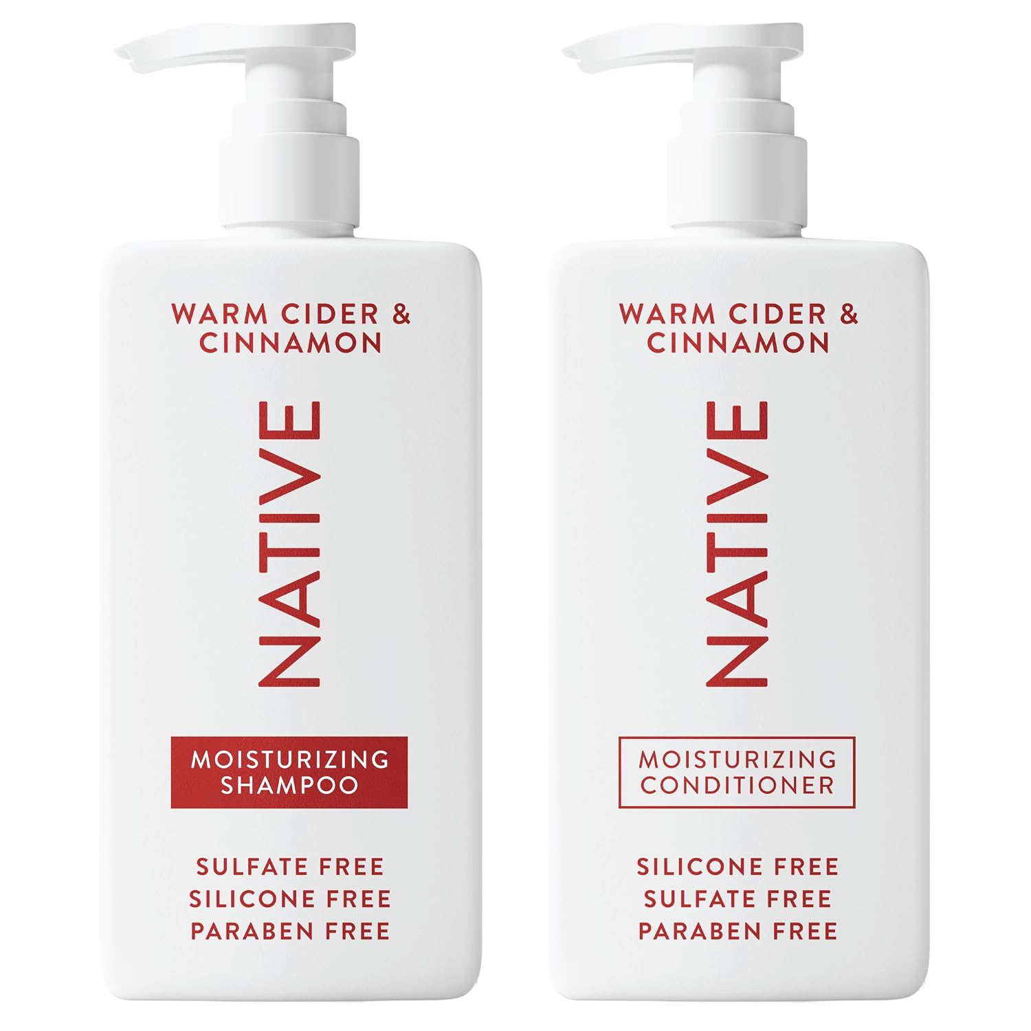 SET DE SHAMPOO Y ACONDICIONADOR NATIVE WARM CIDER Y CINNAMON PARA TODO TIPO DE CABELLO - 1