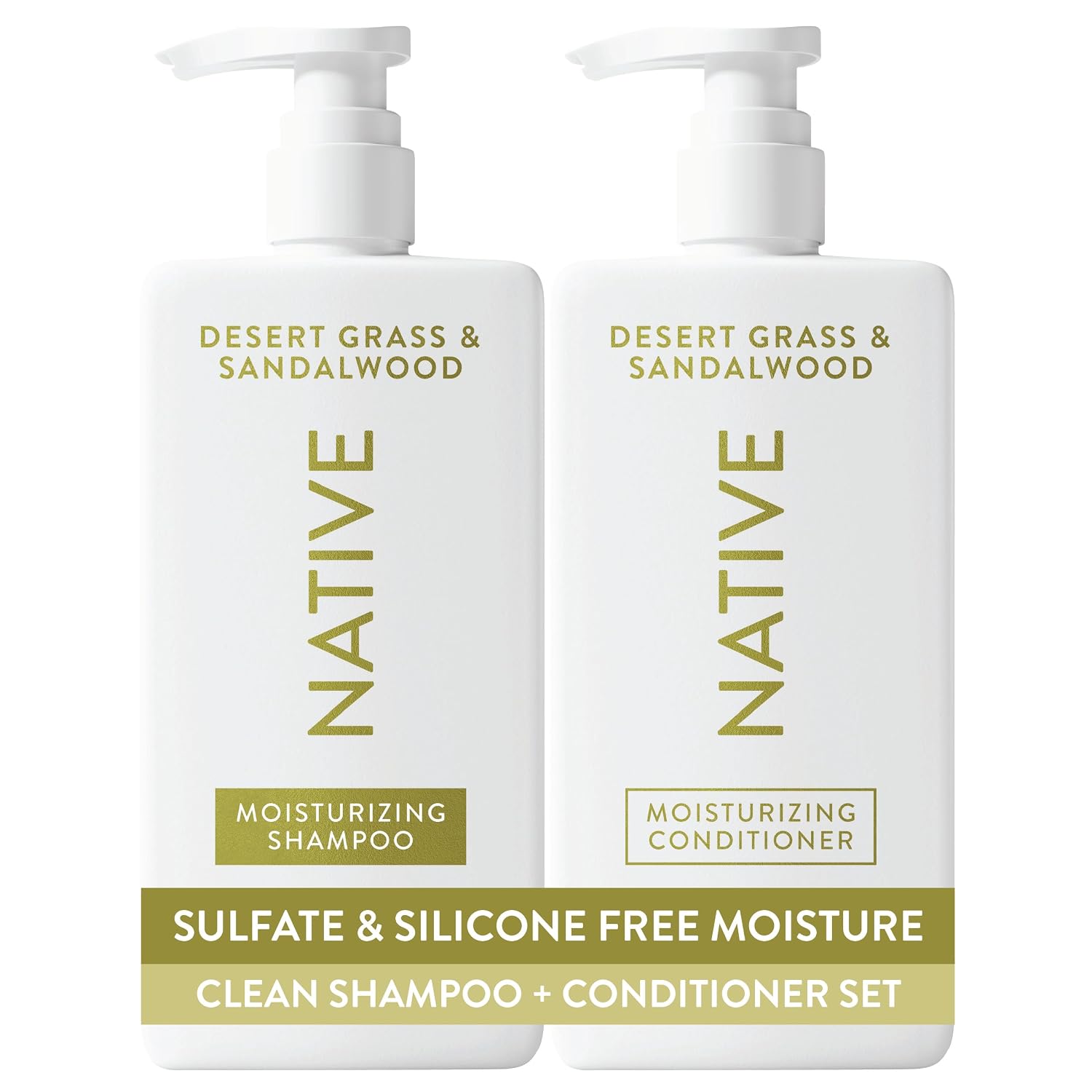 SET DE SHAMPOO Y ACONDICIONADOR NATIVE DESERT GRASS Y SANDALWOOD 16.5 FL OZ - 1