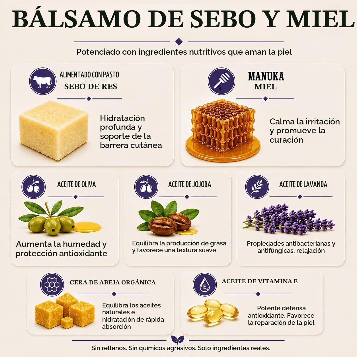 BÁLSAMO CONCENTRADO DE SEBO DE RES WRATH Y REMEDY CON LAVANDA, 2 OZ - 4