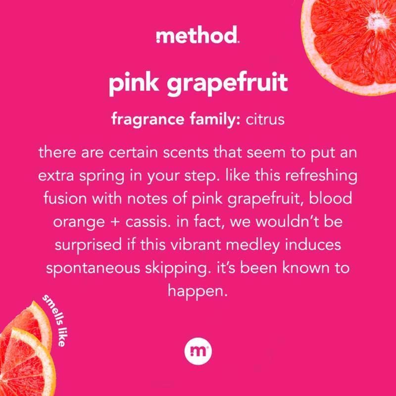 JABÓN ESPUMANTE METHOD TORONJA ROSA 10 FL OZ PACK DE 6 - 3