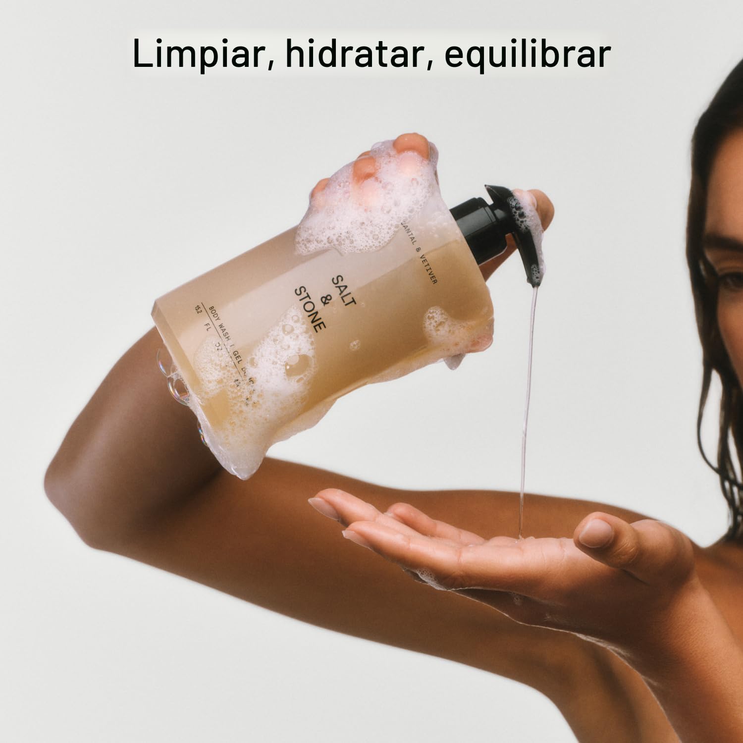 GEL DE DUCHA SALT Y STONE BERGAMOTA E HINOKI 15.2 FL OZ - 5