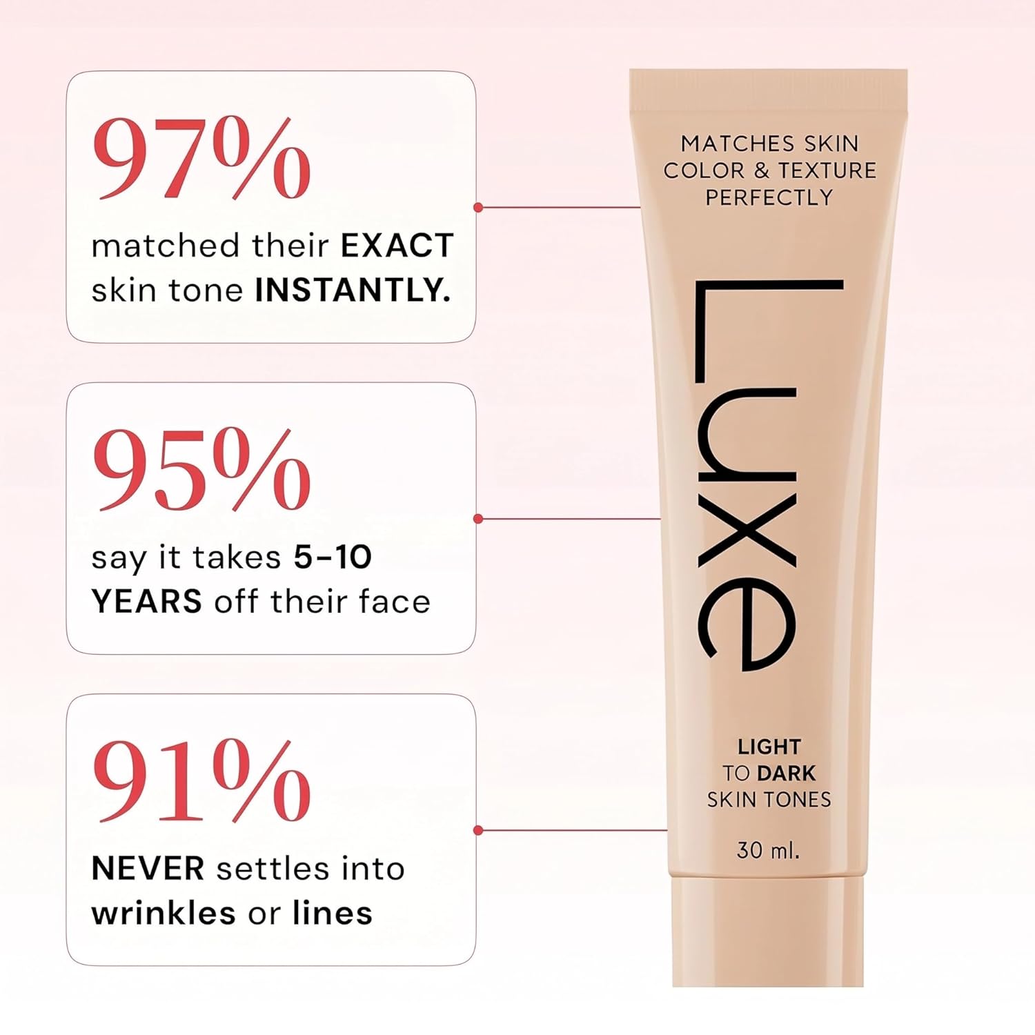 BASE DE MAQUILLAJE LUXE COLOR CHANGING FOUNDATION LIGHT - 3