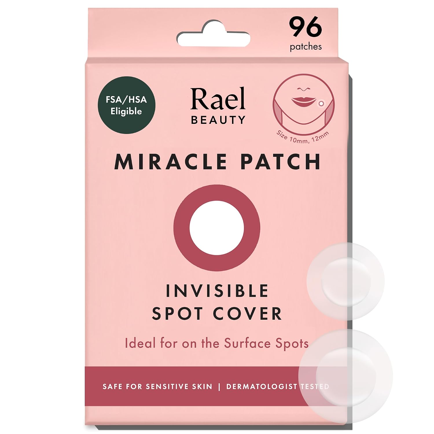PARCHES HIDROCLOIDE RAEL MIRACLE INVISIBLE SPOT COVER ANTIACNÉ 96 UNIDADES - 1