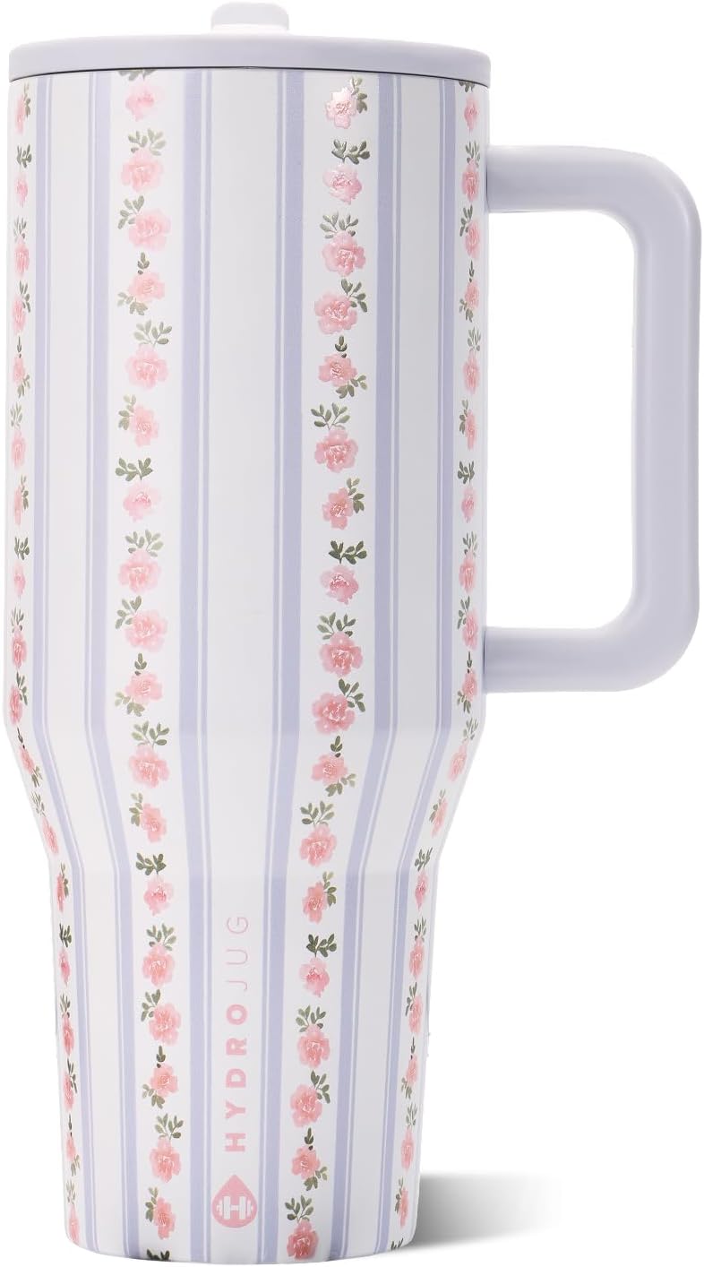 TERMO HYDROJUG TRAVELER 40OZ CON ASA Y POPOTE, PRIMROSE - 1