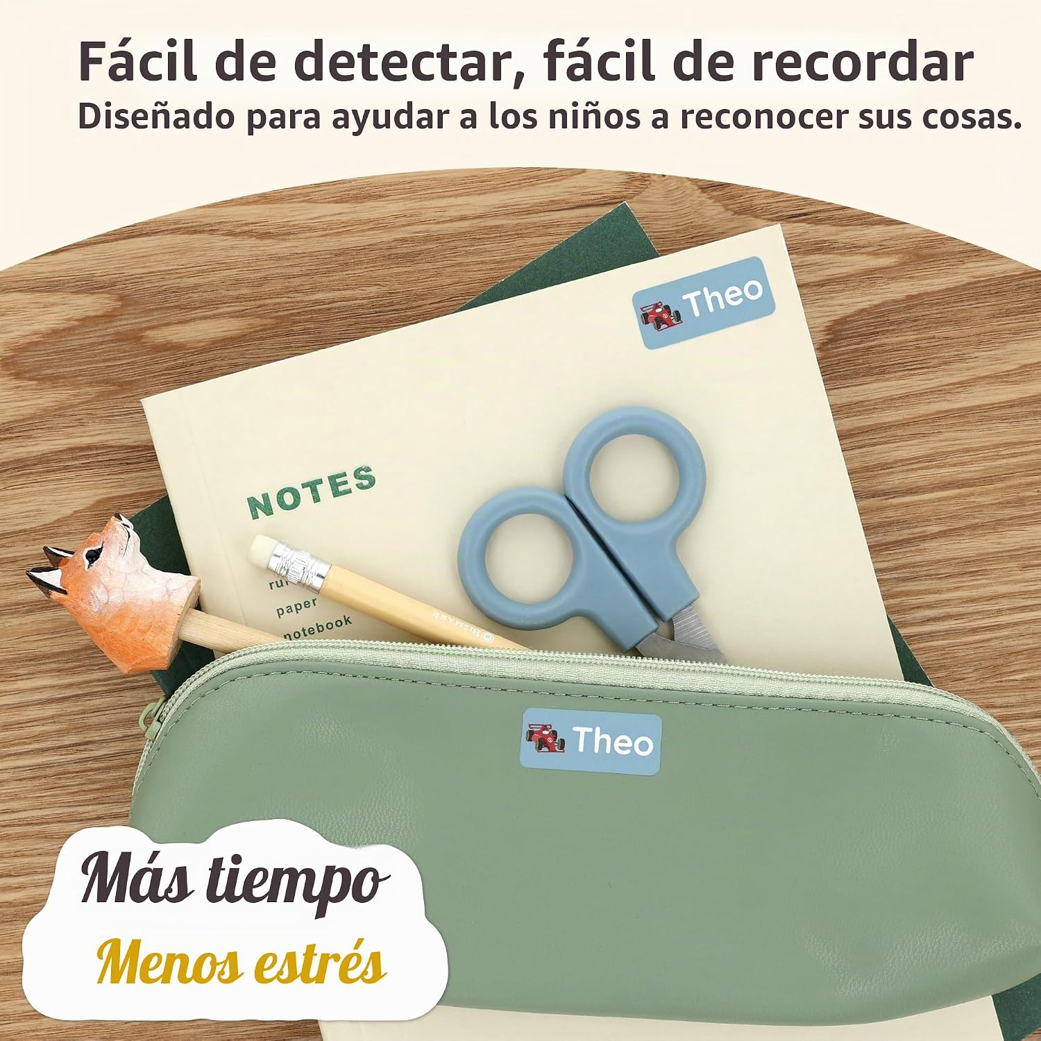 ETIQUETAS PERSONALIZADAS PARA NIÑOS TEDDYLABELS BUNDLE DE 180 UNIDADES - 4