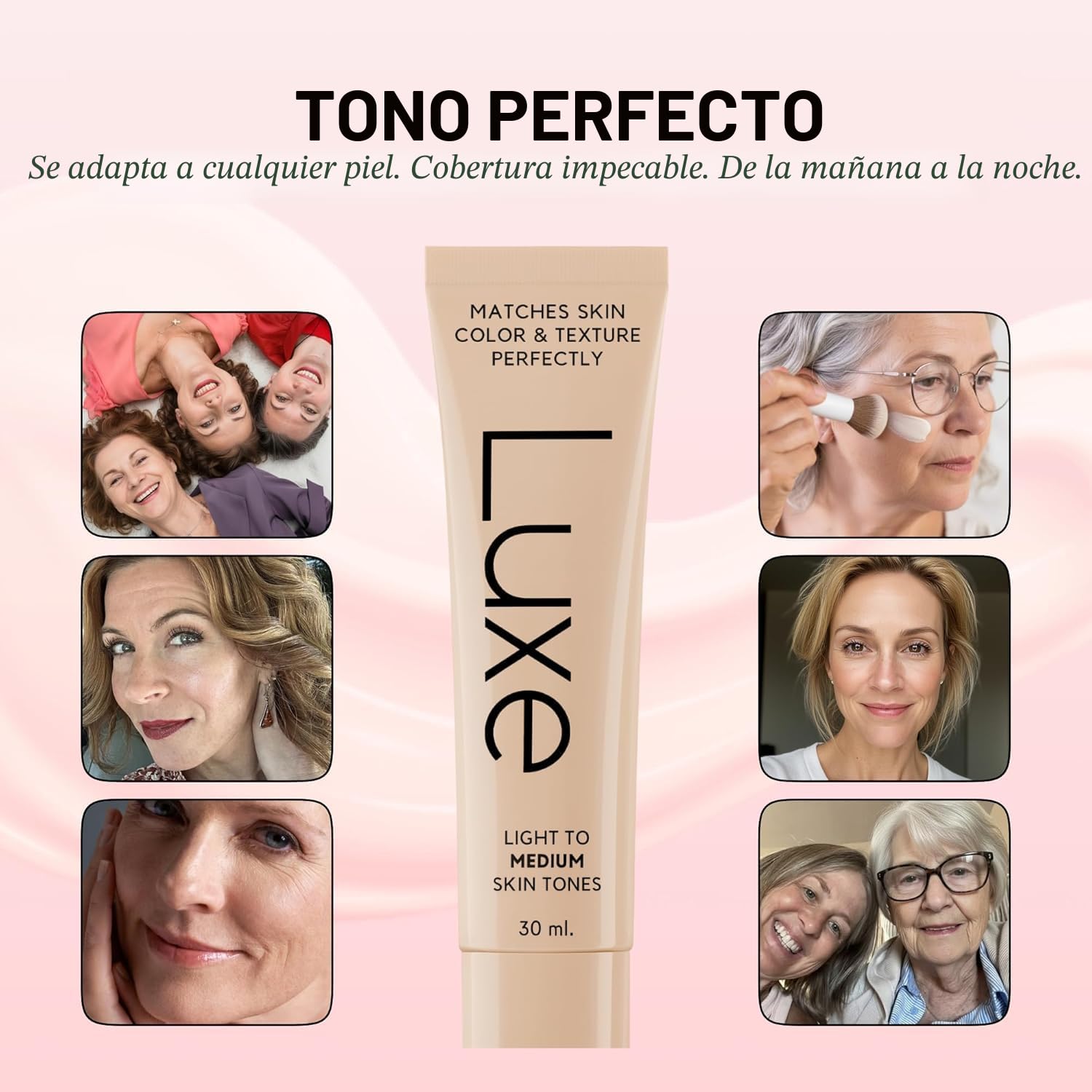 BASE DE MAQUILLAJE LUXE COLOR CHANGING FOUNDATION MEDIUM DARK - 2