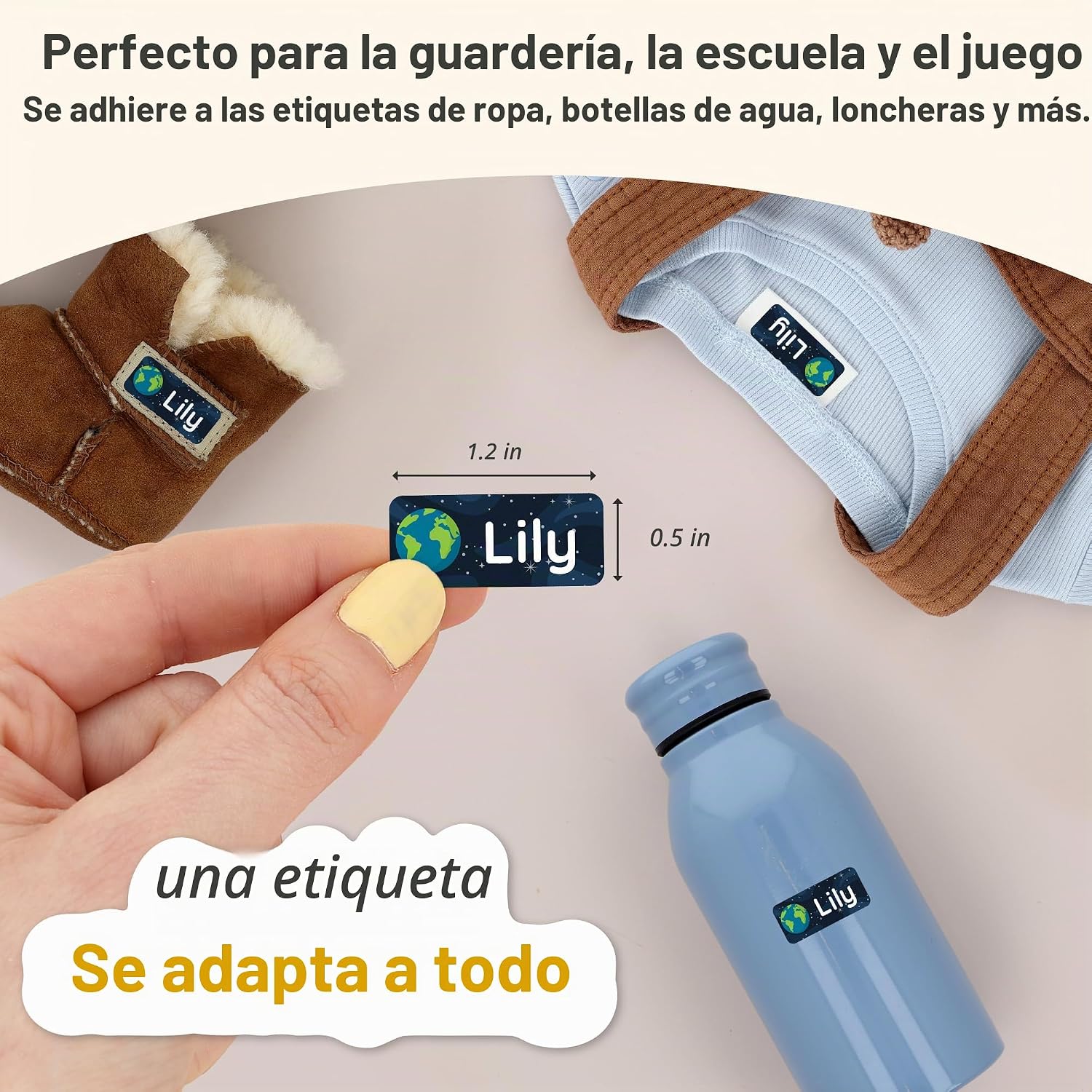 ETIQUETAS PERSONALIZADAS PARA NIÑOS TEDDYLABELS BUNDLE DE 180 UNIDADES - 2