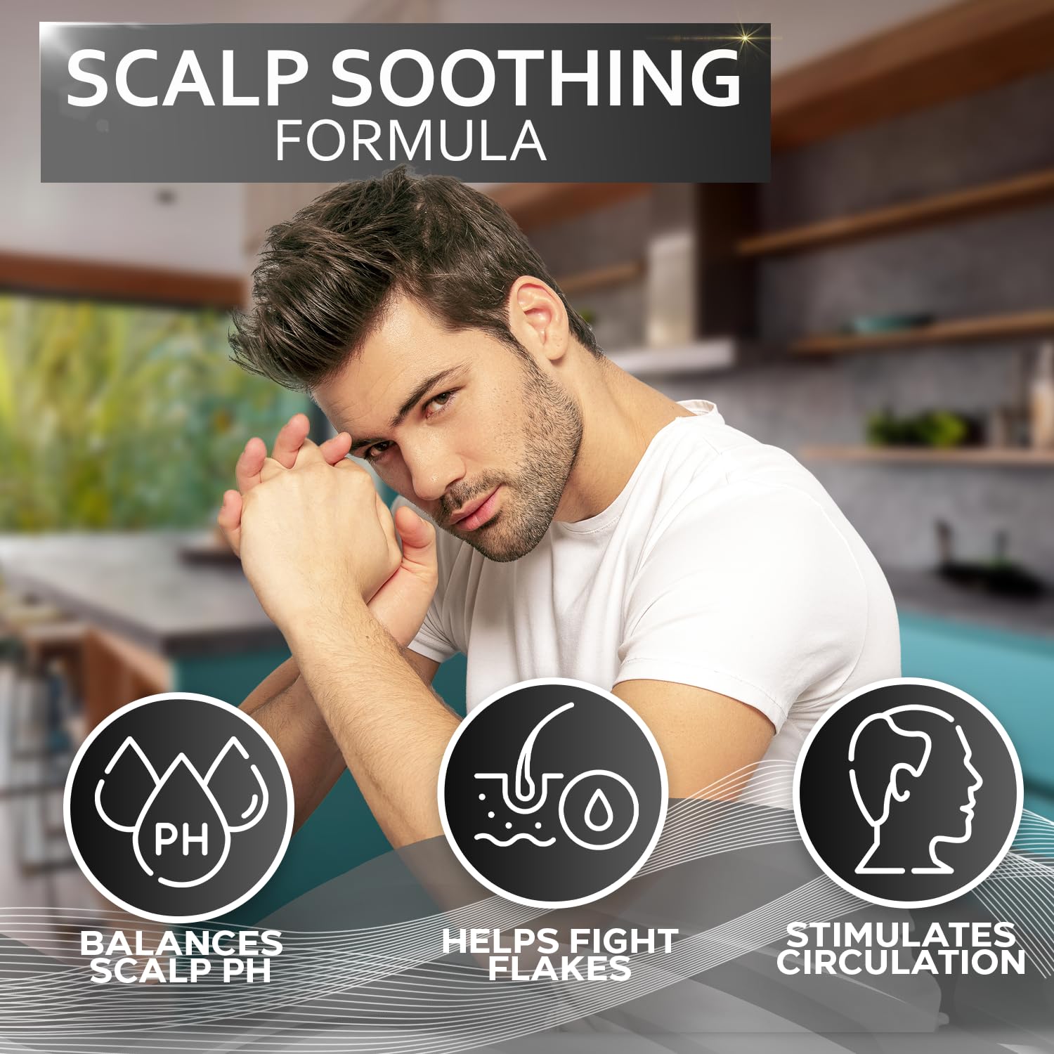 SET DE SHAMPOO Y ACONDICIONADOR PARA HOMBRE BELLISSO SIN SULFATOS - 3