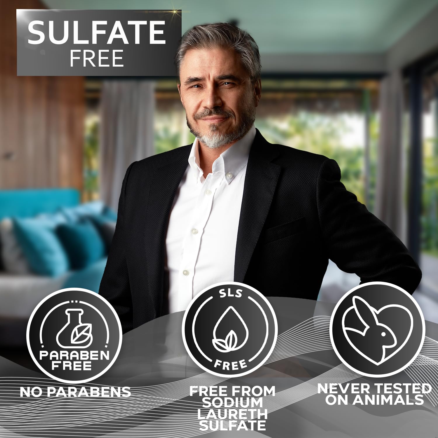 SET DE SHAMPOO Y ACONDICIONADOR PARA HOMBRE BELLISSO SIN SULFATOS - 4