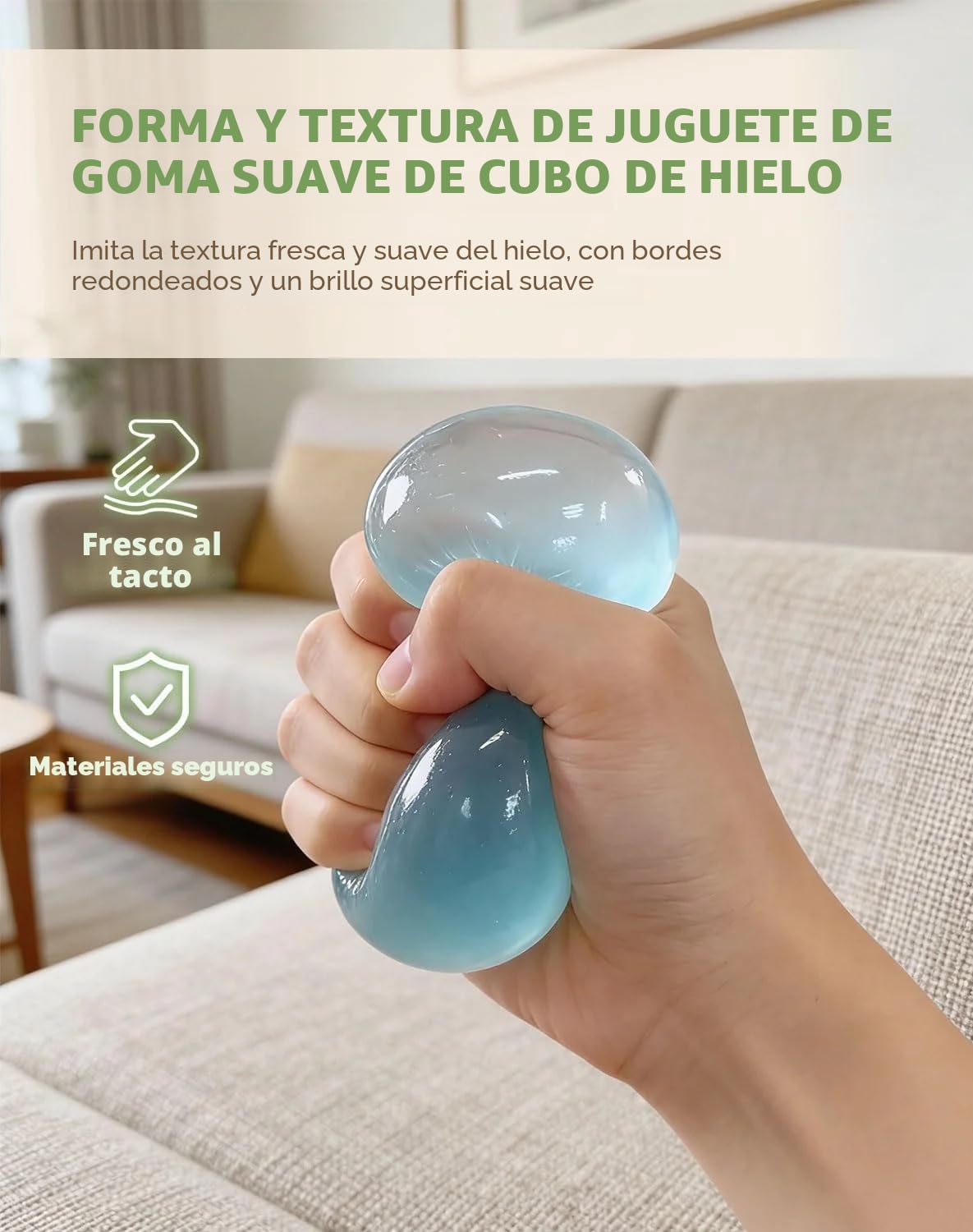 SQUISHY DE ACEITE DE COCO ANTIESTRES TEXTURA GELATINOSA 4 PIEZAS - 5