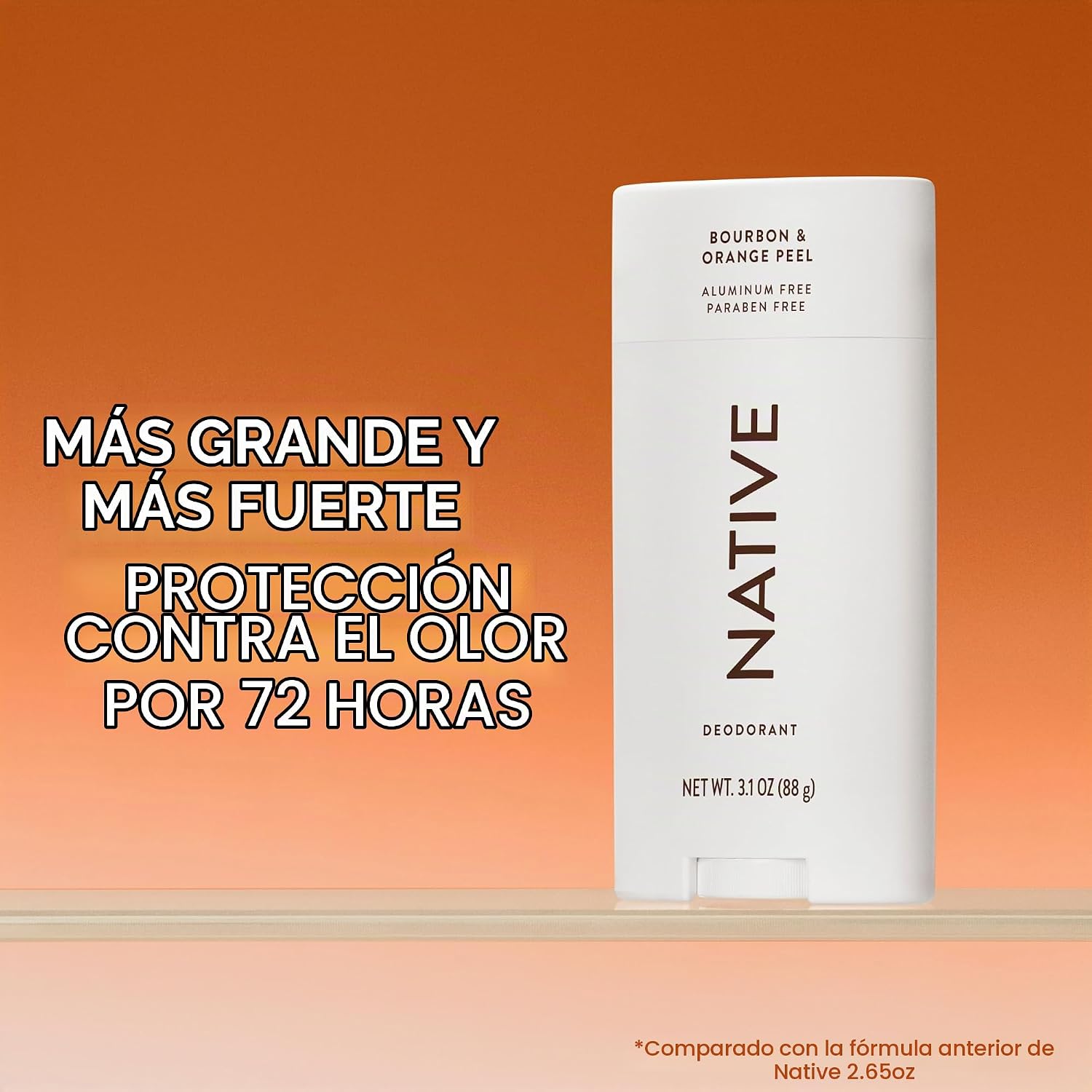 DESODORANTE NATIVE SIN ALUMINIO BOURBON Y ORANGE PEEL 3.1 OZ - 2