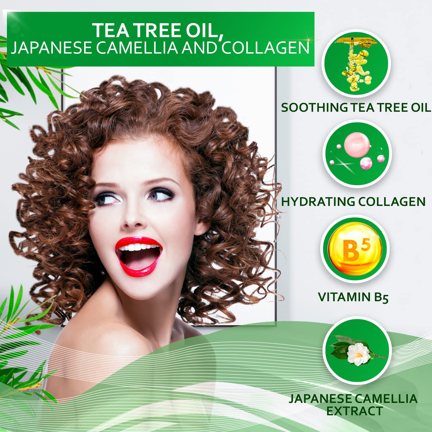 SET DE SHAMPOO Y ACONDICIONADOR TEA TREE BELLISSO CON ACEITE DE ÁRBOL DE TÉ AUSTRALIANO - 3