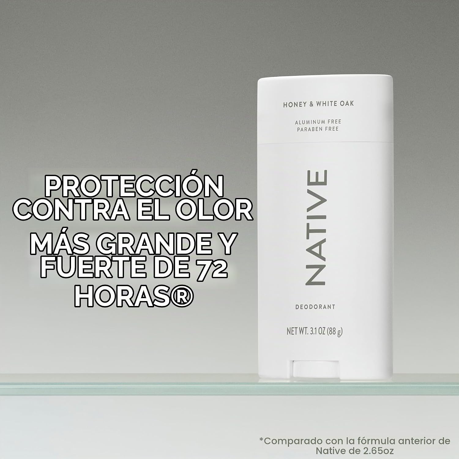 DESODORANTE NATIVE SIN ALUMINIO HONEY Y WHITE OAK 3.1 OZ - 2
