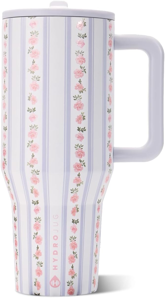 VASO TUMBLER HYDROJUG TRAVELER 32OZ CON ASA Y POPOTE PRIMROSE - 1