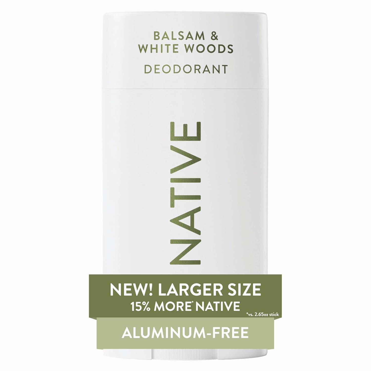 DESODORANTE NATIVE SIN ALUMINIO BÁLSAMO Y MADERAS BLANCAS 87 G - 1