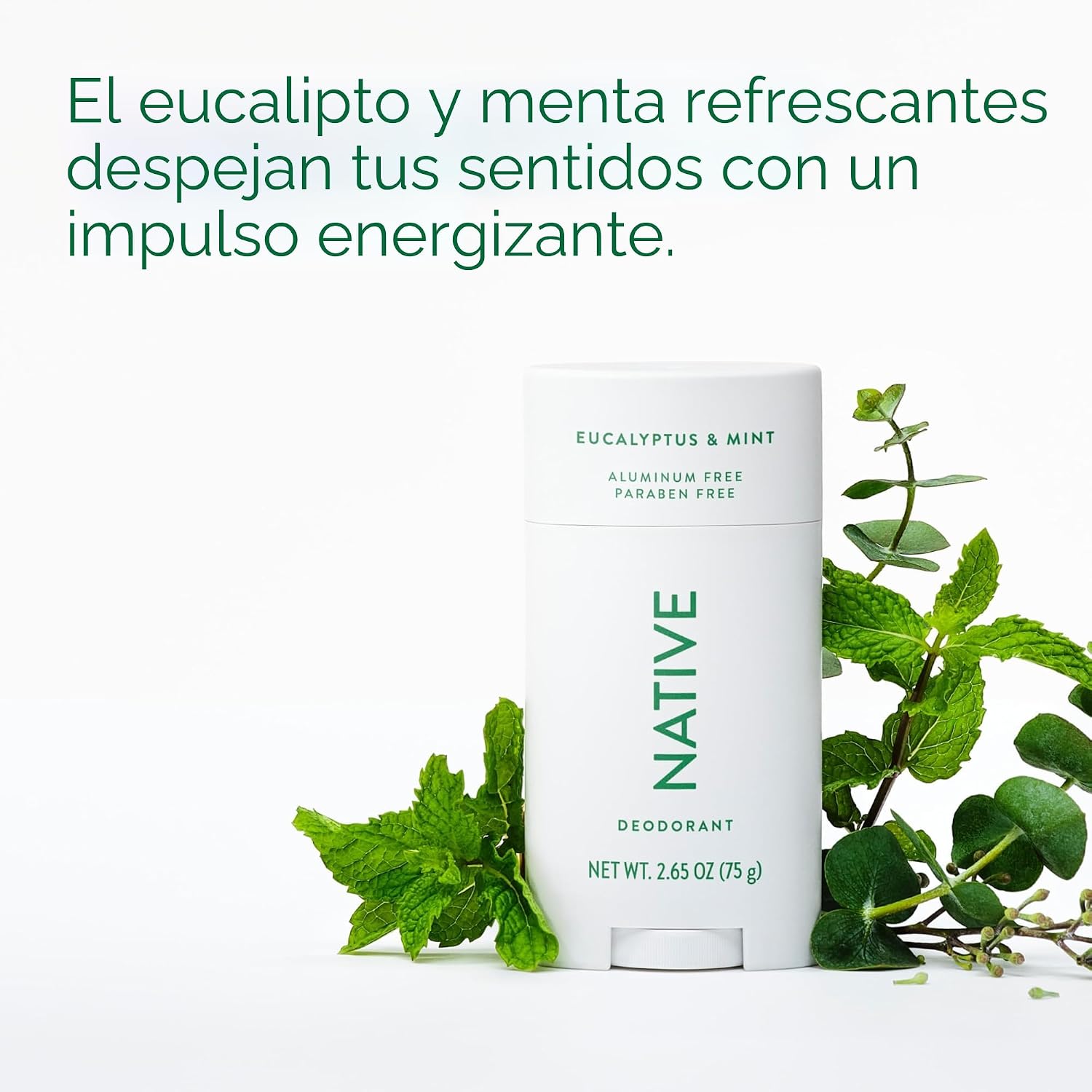 DESODORANTE NATIVE EUCALIPTO Y MENTA SIN ALUMINIO 2.65 OZ - 4