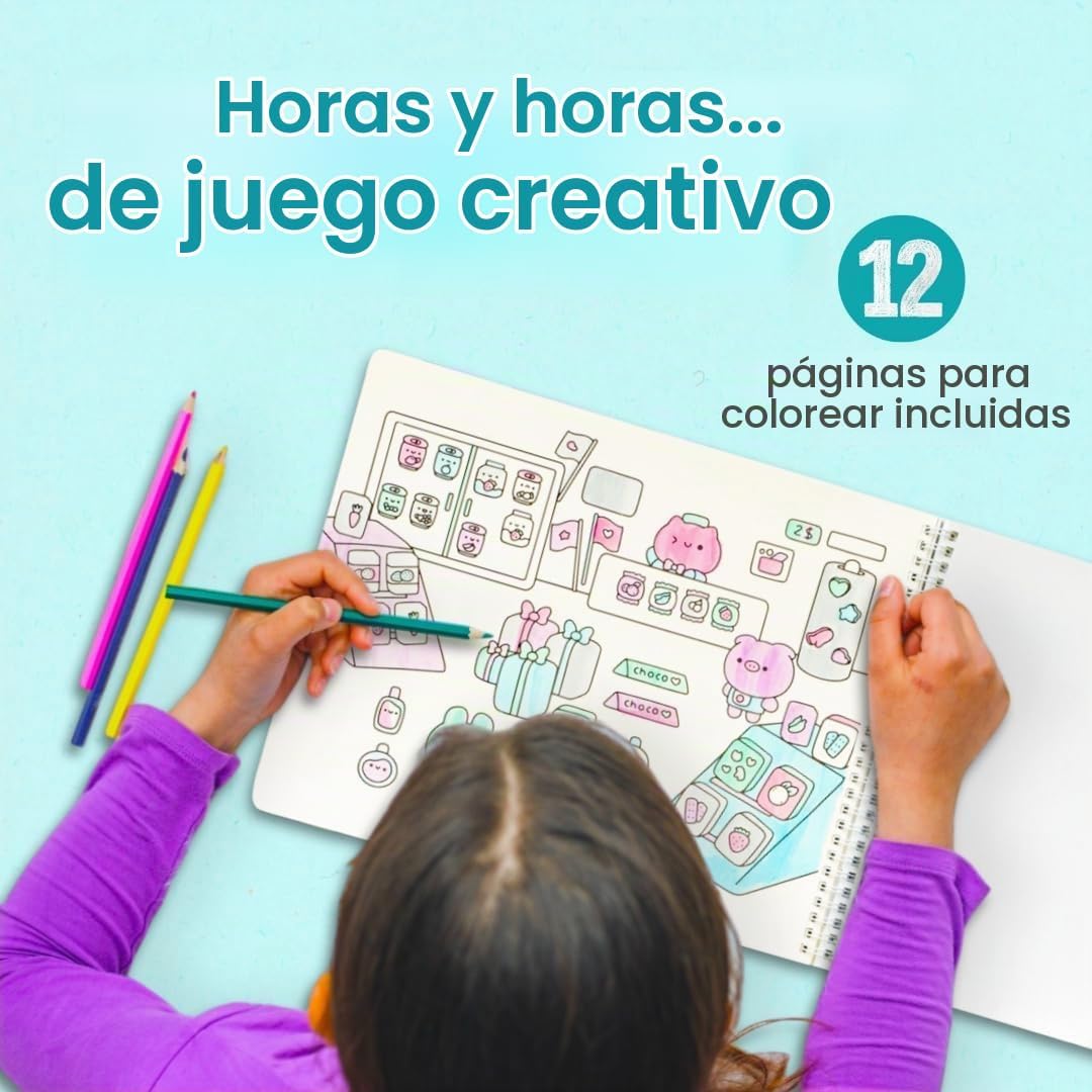 LIBRO DE ACTIVIDADES CUPKIN MY FIRST TRIP CON STICKERS PARA COLOREAR - 5