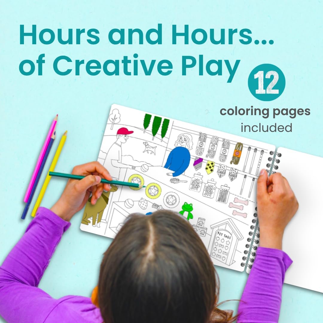 LIBRO DE STICKERS Y COLOREAR CUPKIN FARMER'S MARKET CON 500+ STICKERS - 5