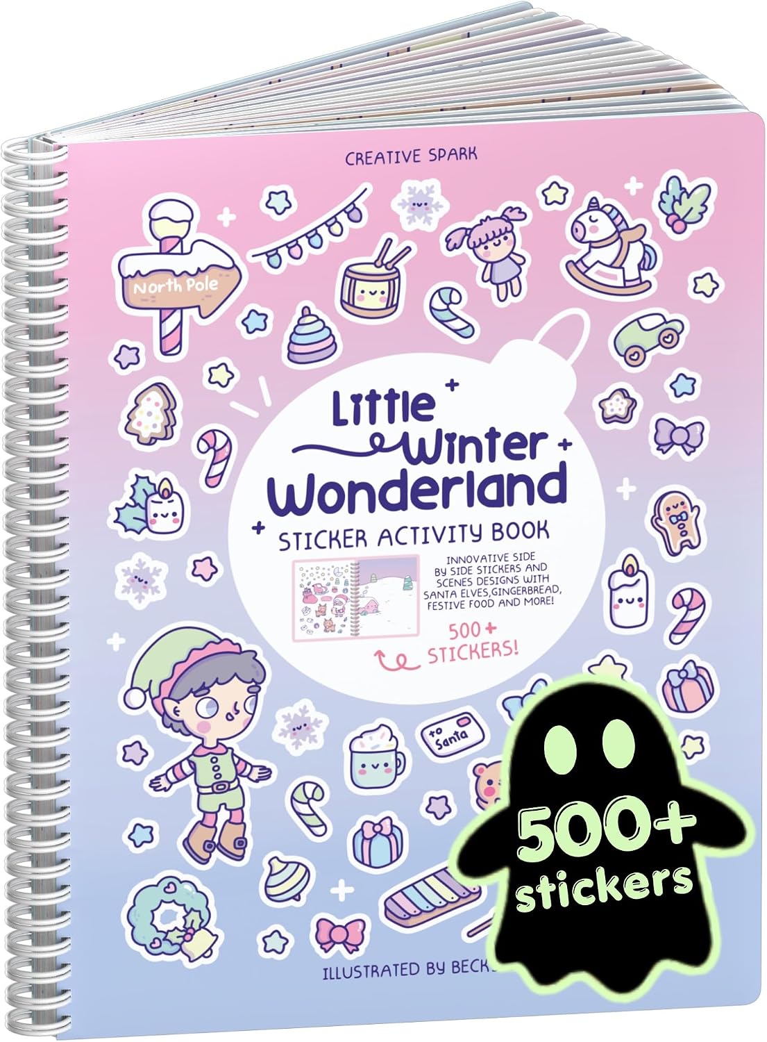 LIBRO DE ACTIVIDADES CUPKIN WINTER WONDERLAND CON STICKERS Y PÁGINAS PARA COLOREAR - 1