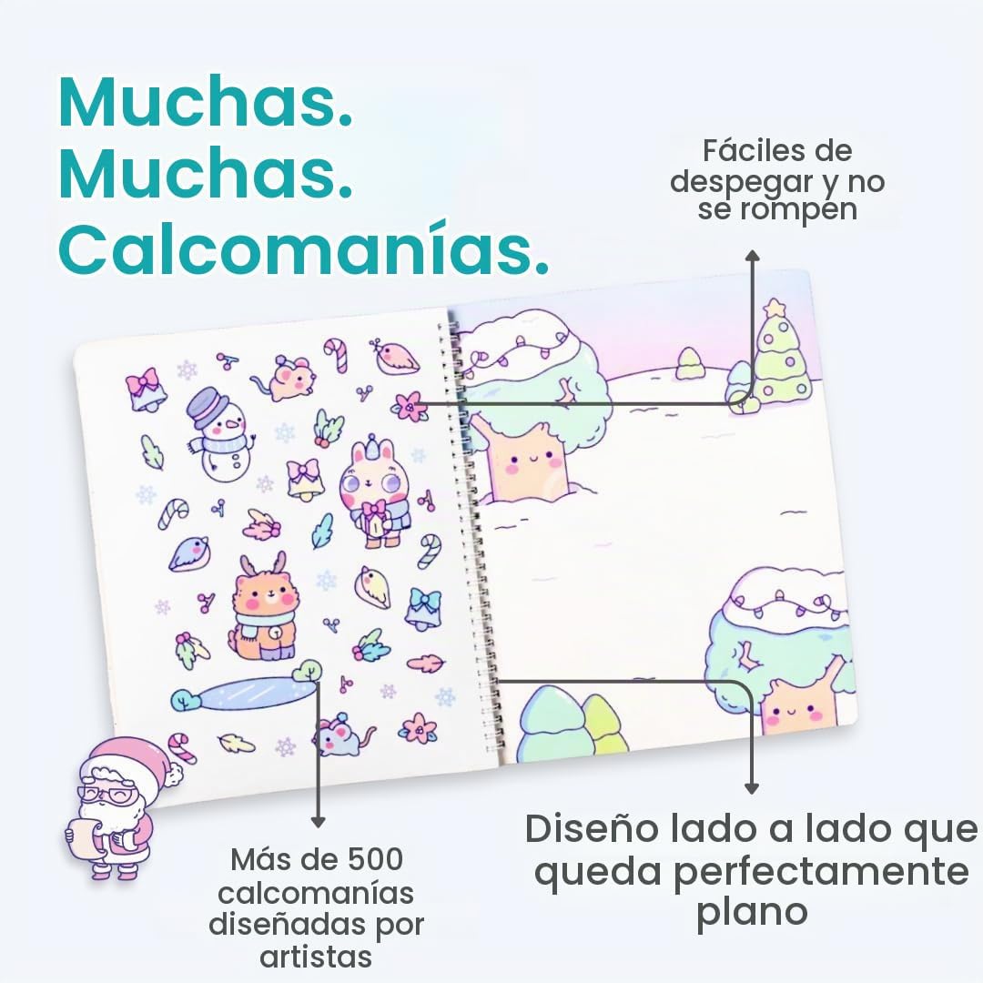 LIBRO DE ACTIVIDADES CUPKIN WINTER WONDERLAND CON STICKERS Y PÁGINAS PARA COLOREAR - 3