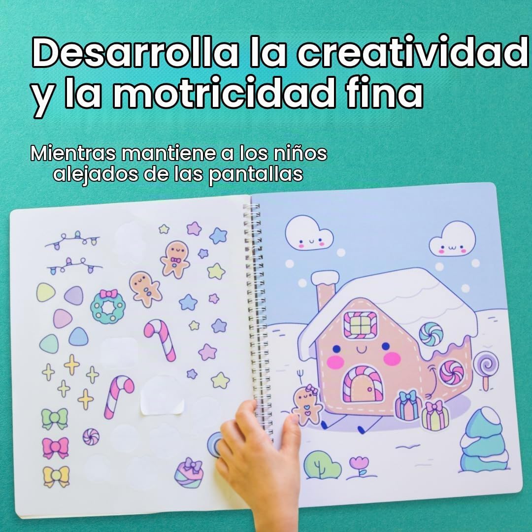 LIBRO DE ACTIVIDADES CUPKIN WINTER WONDERLAND CON STICKERS Y PÁGINAS PARA COLOREAR - 4