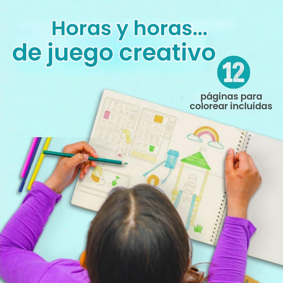 LIBRO DE STICKERS Y COLOREAR CUPKIN FOOD TRUCK ADVENTURE CON 500+ STICKERS - 5
