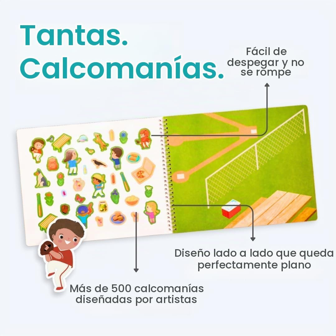 LIBRO DE ACTIVIDADES CUPKIN ALL KINDS OF SPORTS CON STICKERS Y COLOREAR - 3