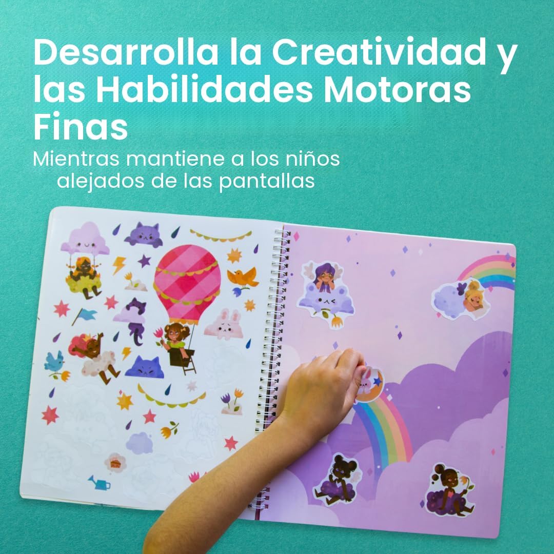 LIBRO DE ACTIVIDADES CUPKIN WORLD OF PRINCESSES CON STICKERS Y PARA COLOREAR - 4