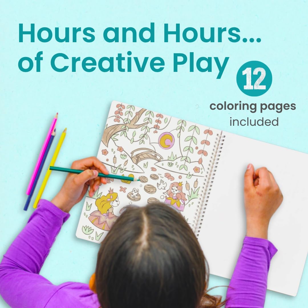 LIBRO DE ACTIVIDADES CUPKIN WORLD OF PRINCESSES CON STICKERS Y PARA COLOREAR - 5
