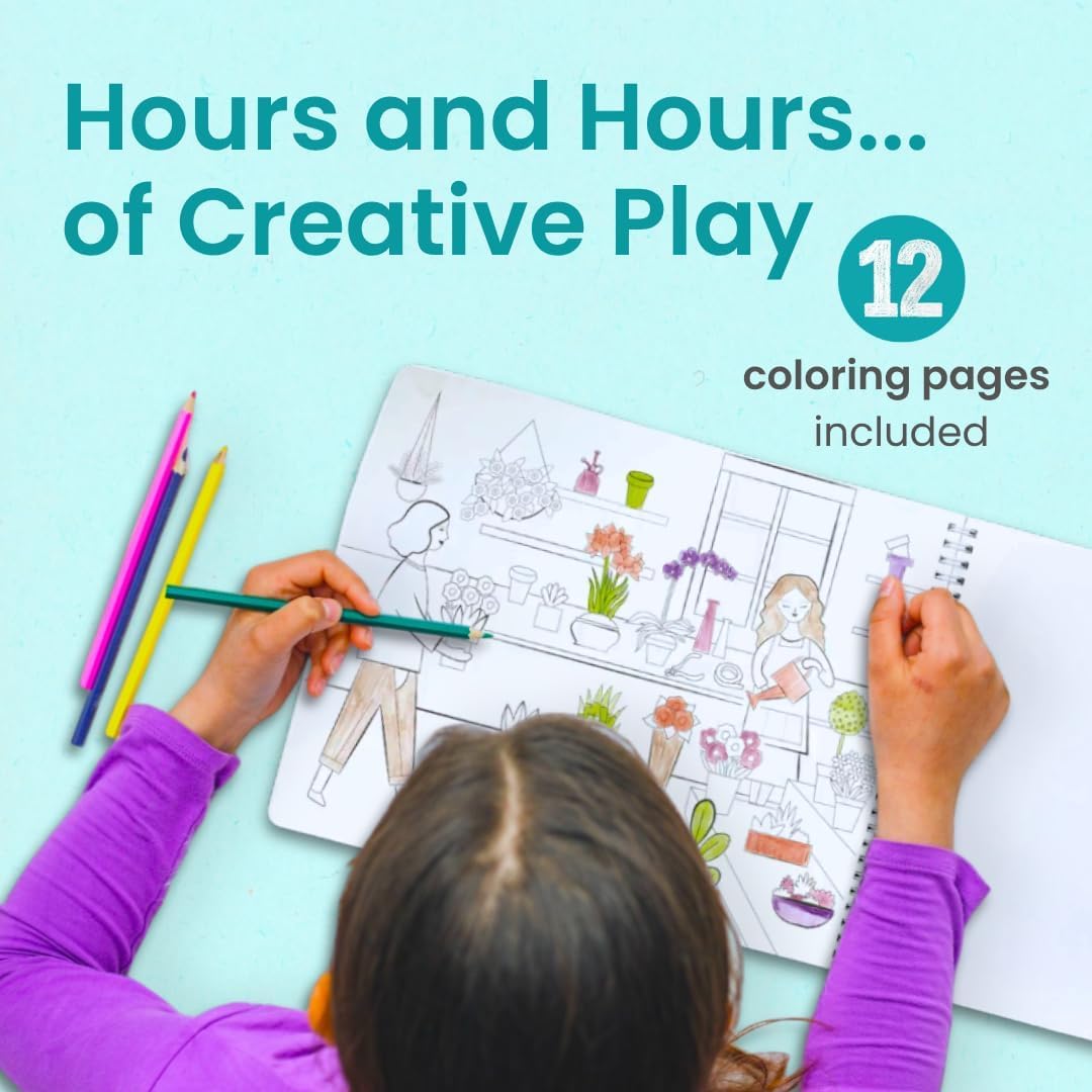 LIBRO DE ACTIVIDADES Y STICKERS CUPKIN ALL AROUND TOWN CON MÁS DE 500 STICKERS - 2