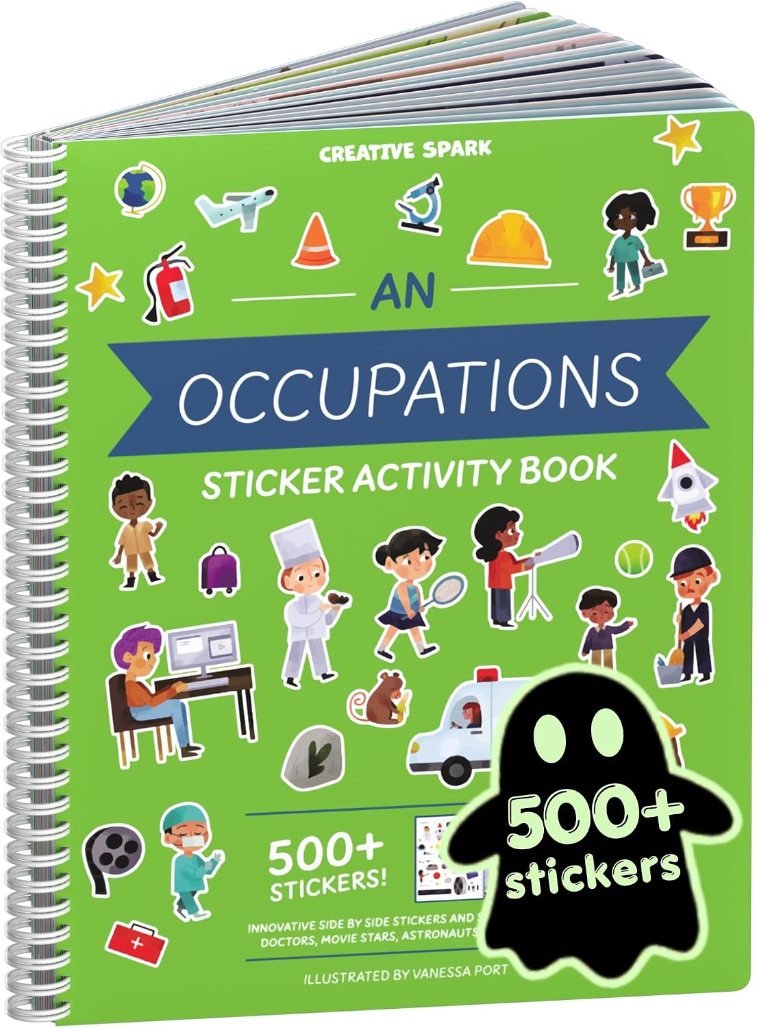 LIBRO DE ACTIVIDADES WHEN I GROW UP CUPKIN CON MÁS DE 500 STICKERS - 1