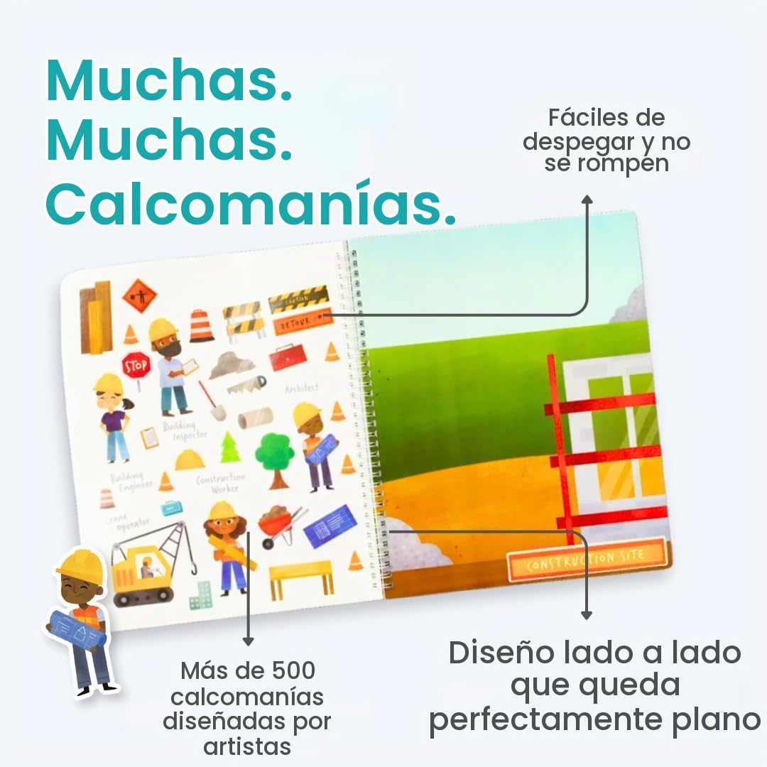 LIBRO DE ACTIVIDADES WHEN I GROW UP CUPKIN CON MÁS DE 500 STICKERS - 3