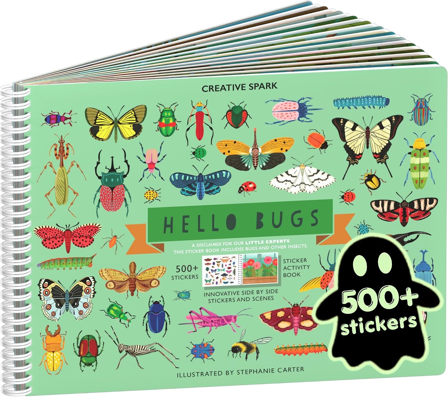 LIBRO DE ACTIVIDADES HELLO BUGS CON STICKERS CUPKIN - 1
